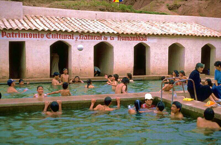 Children playing in arid central Bolivia