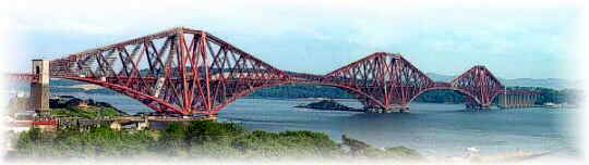 Panoramic view of the Forth Bridge