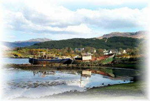 Fishing boat by Salen, Isle of Mull, Scotland